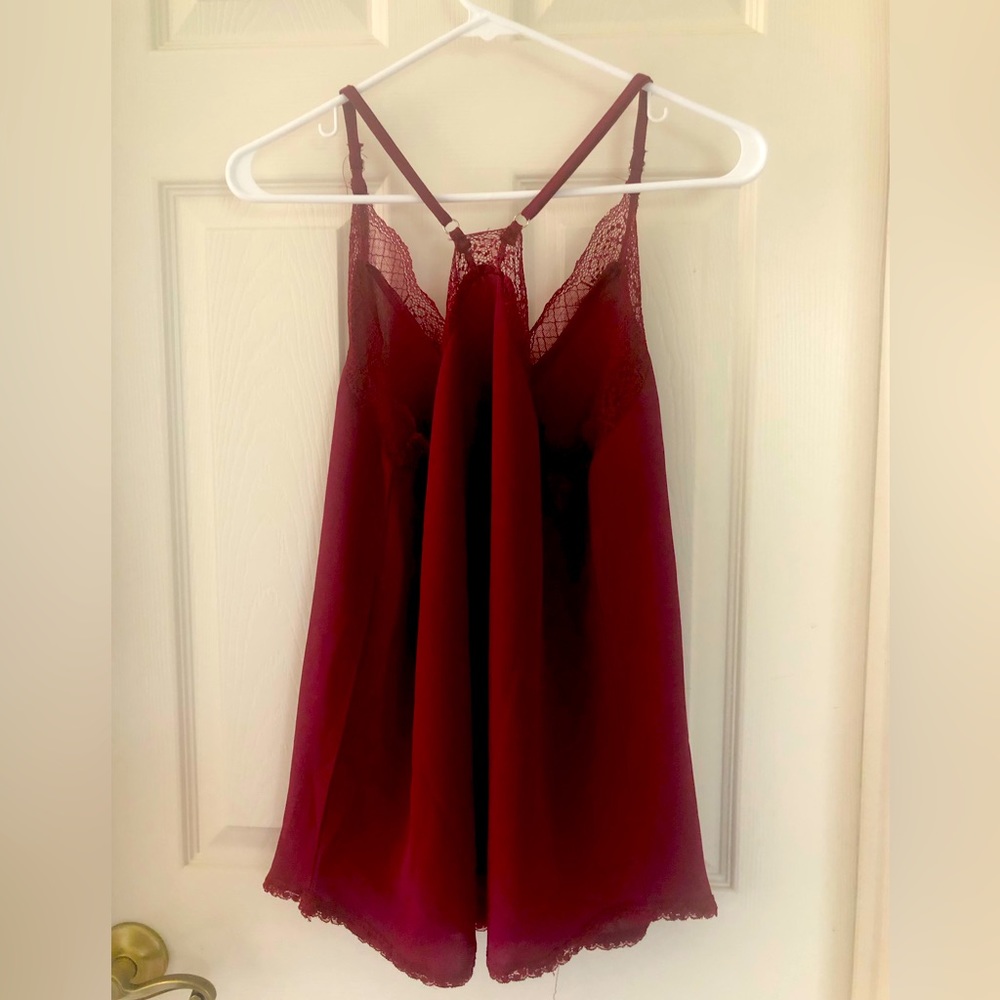 Magenta top with racer back